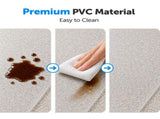 Clear PVC Office Chair Mat with Lip for Low-Pile Carpet, 35.4 x 47.2 Inches 36035324