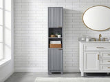 Gray particleboard with melamine veneer and MDF grid vacuum forming, 30*28*170cm, two doors and two 52471104
