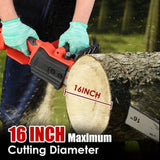 Cordless Chainsaw 16 Inch, Brushless Motor Electric Chainsaw, 40v Battery Powered with 2 Batteries 42937342