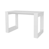 FM FURNITURE Aurora Writing Computer Desk with Ample Work Surface. White B128P283296