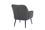 ZUN Modern Mid Century Chair Linen Sherpa Armchair for Living Room Bedroom Office Easy Assemble W1361105174