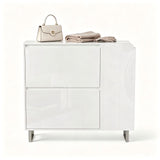 () 2-Drawer Flip-Up 1 Side Door with Bottom Lighting Shoe 28979393