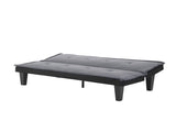 Convertible Futon Sofa Bed, 5 Adjustable Position Faux Suede 2 in 1 Foldable Couch for Small Space B347P505185