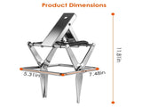 Powerful Mole Snap Trap - Thickened Waterproof Metal, Easy Foot-Step Setup, Humane Instant Kill, 81737010