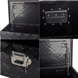 Black Aluminum Tool Storage Box Fit For Pickup Truck Bed Lock MT018002 01762450