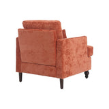 COOLMORE Wood Frame Armchair, Modern Accent Chair Lounge Chair for Living Room,Tufted Club Chair, W395P151909