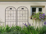 4 Pack Metal Garden Trellis 71" x 19.7" Rustproof Trellis for Climbing Plants Outdoor Flower Support W1586P266862