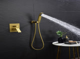 Shower system combo with hand shower, 16 inch shower head and tub spout W2287P182859