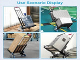 450LBS Capacity Heavy Duty Garden Folding Trolley with Step Crawler Wheels, Stair Climbing Dolly 70726129