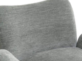 360&deg Swivel Chair Accent Chair 32.48-inch chenille fabric upholstered sofa, suitable for living W2901P463495