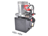 6 Quart Hydraulic Pump Double Acting Dump Trailer Power Unit 12V DC 3200 PSI 2.0 GPM Flow Rate 23802077
