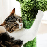 ZUN Cactus Cat Scratching Post 21.7'' Cat Scratcher with Sisal Rope for Small & Medium Cats Kittens 87368042