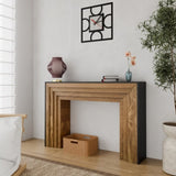 47in Modern Wood Console Table , Entryway Table, Sofa Table - Rustic & Contemporary Design W3123P333722