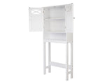 Double Door Fork Toilet Cabinet White 62734971
