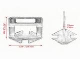 2200-Piece Tile Leveling System Clips , DIY Tile Leveler Spacers for Ceramic & Stone 37097057