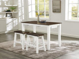 Bar Table and Chairs Set, 4 Piece Table Set, Industrial Breakfast Table Set, for Living Room, W487P331242
