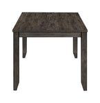 ZUN 1pc Contemporary Dining Table Rectangular Gray Natural Wood Grain Finish Wooden Dining Room B011P264144