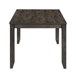 ZUN 1pc Contemporary Dining Table Rectangular Gray Natural Wood Grain Finish Wooden Dining Room B011P264144