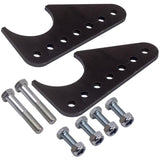 Universal Coil-Over Rear Lower Kit Adjustable Shock Mount Brackets Steel for 3" Axle Tubes 76366507