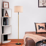 Floor Lamp Living Room with Beige Lampshade, Standing Lamp Tall Industrial Floor Lamp Reading W1592P188560
