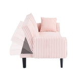 Minimalist style, straight-line corduroy sofa suitable for sitting and lying in the living room and W1658P251971