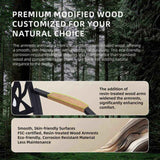 Outdoor Patio Aluminum Swivel Rocker 2PCS with Outdoor-grade Sunbrella Fabric Cushions, Branch-Like W1886P272381