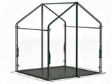 36" 36" 60" Portable Mini Greenhouse with PE Bottom Mat, 3660 Inch Clear PVC Plant Grow Tent, 87060247