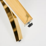 Mid Century Modern Dining Chairs Set of 2, Farmhouse Chenille Fabric Upholstered Accent Chair Curved W1143P314903