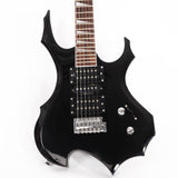 ZUN Flame Electric Guitar HSH Pickup Shaped Electric Guitar Pack Strap 36392200