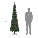 7.5 Foot Pencil Artificial Christmas Tree 03974612