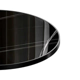 Round Modern Tulip Dining Table 31.5", Sintered Stone Top with Aluminum Alloy Edge, stainless steel W3316P457300