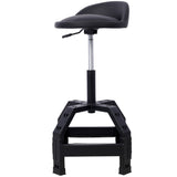 Pneumatic 360 Degree Swivel Stool, Mechanics Rolling Creeper Seat, Heavy Duty Mechanics Stool,black 36433541