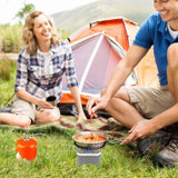 12000W Portable Camping Stove With Cassette Adapter Windproof Outdoor Backpacking Burner with 97659878