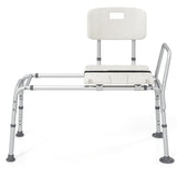 Ultra wide bathroom seat with 9-level adjustable height 15049587