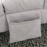 COOLMORE Linen Massage Chaise Lounge Indoor with Remote Control,Ergonomic Electric Massage Long W39539625