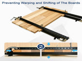 24 in Panel Clamps for Woodworking 2 Pack, 4-Way Pressure Parallel Clamp, Adjustable Parallelogram 27407853