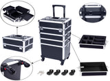 4 in 1 Aluminum Cosmetic Makeup Case Tattoo Box Black 50469572