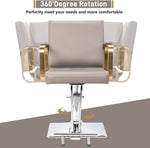 ZUN Salon Chair Styling Barber Chair, Beauty Salon Spa Equipment with Heavy Duty Hydraulic Pump, 50053776