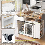 Furniture Style Dog Crate Kitchen Island End Table Pet Friendly Furniture N843P256452R