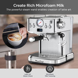 20 Bar Professional Espresso Machine with Milk Frother, Single & Double Shot, ESE Pod Compatible, W1002P292436