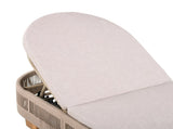Outdoor Acacia Wood Patio Adjustable Lounge Chair - Uncushioned for Backyard Pool Garden - Beige N770P298695B