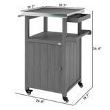 Outdoor Bar Cart Grill Table 87201380