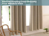 2pcs yellow 100% blackout curtains with snap-on top, suitable for hanging use. They have functions 83756720