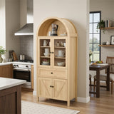 Dome Cabinet, made of high-quality materials and antique craftsmanship, with large storage space W1785P332536