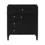 ZUN 30'' Bathroom Vanity without Top Sink, Modern Bathroom Storage Cabinet with 2s and a Tip-out N710P177299B