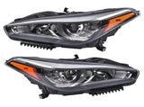 2Pcs Front Left and Right Non AFS Full LED Headlight Assembly Fit for INFINITI Q70 Q70L 3.7L V6 5.6L 86426450