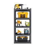 63"H 5 Tier Metal Shelves for Storage Shelving 2000LBS Heavy Duty Storage Shelves Adjustable 06378222