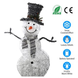 LED Christmas Snowman Decoration lighted up snowman Collapsible Battery Operated Lighted Snowman 28503649