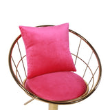 Rose Red velvet bar chair, pure gold plated, unique design,360 degree rotation.adjustable W117094402