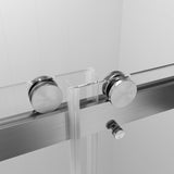 56 to 60 in. W x 76 in. H Double Sliding Frameless Soft-Close Shower Door with Premium 3/8 Inch W1573126514